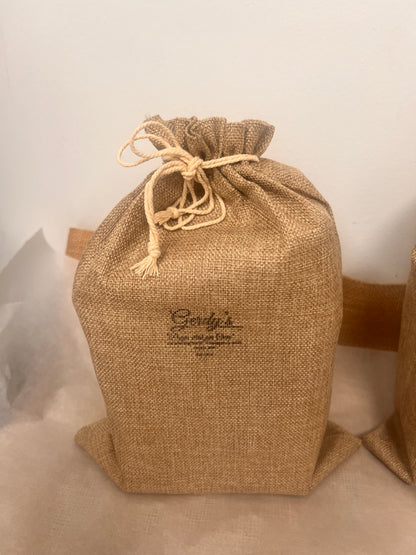 Gerdy's Burlap Goody Gift Sack