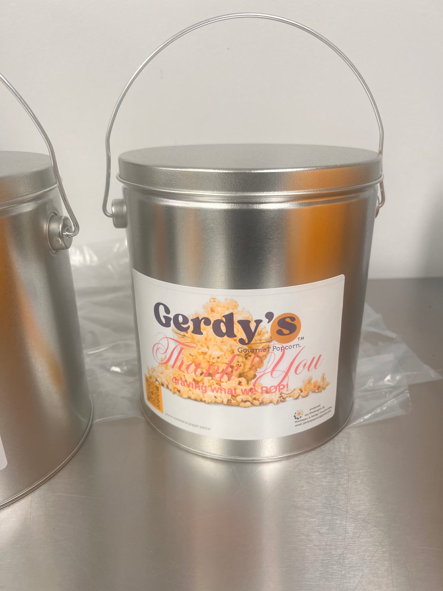 Gerdy's 1Gallon  &  2Gallon Tin Cans