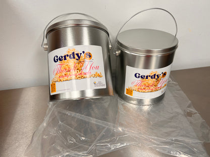 Gerdy's 1Gallon  &  2Gallon Tin Cans