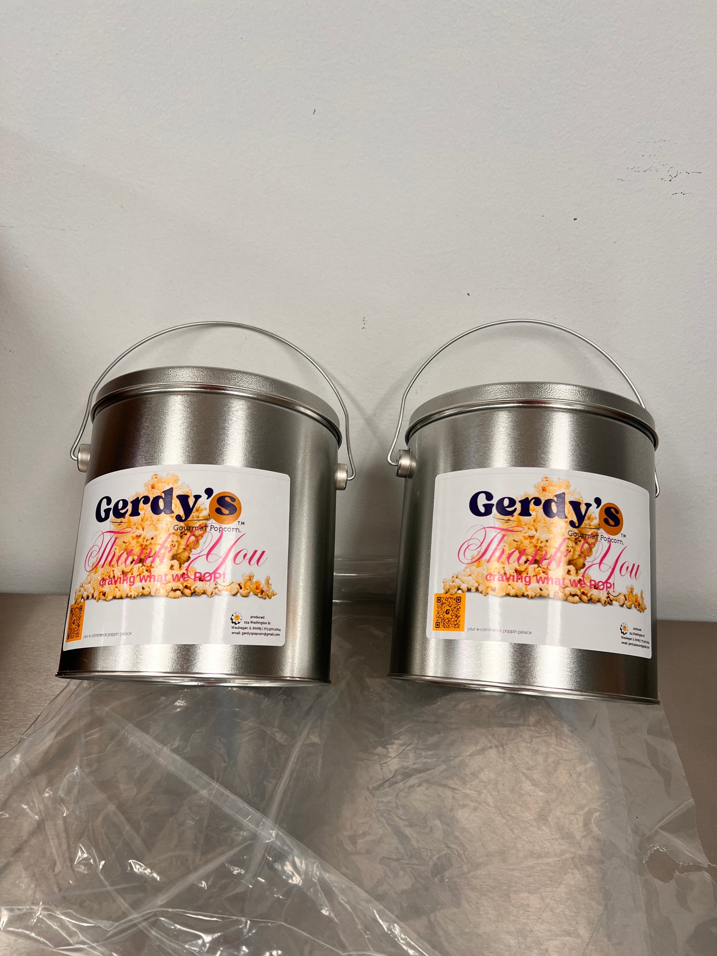 Gerdy's 1Gallon  &  2Gallon Tin Cans